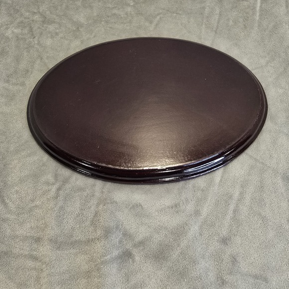 Jade Collection Other - Nativity Set Wood Display Platform Oval 9" X 6" Christmas Vintage Brown